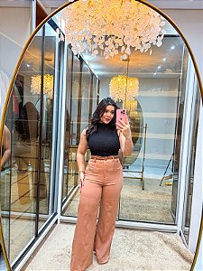 Calça wide leg 1626