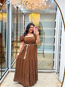 Vestido Longo Plus 1709