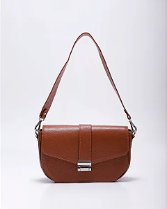 BOLSA TIRACOLO EM COURO LEGÍTIMO | LÍVIA