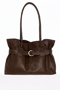 BOLSA DE OMBRO EM COURO LEGÍTIMO | LAVÍNIA