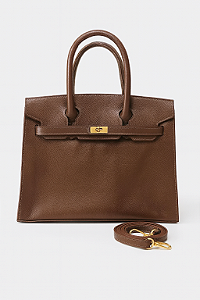 BOLSA ESTRUTURADA EM COURO LEGÍTIMO | OLINDA