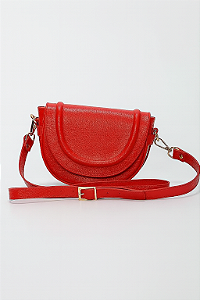 BOLSA MEIA LUA EM COURO LEGÍTIMO | JULI