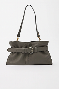 BOLSA SHOULDER EM COURO LEGÍTIMO | CARINE