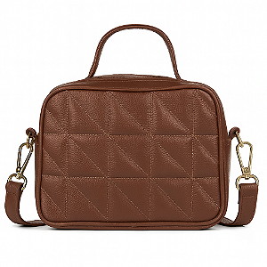 BOLSA BAÚ EM COURO LEGÍTIMO | LUANA