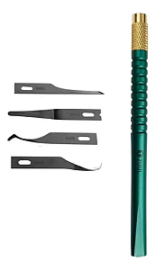 KIT-ESPATULA-BISTURI-2UUL-HAND-FINISH-4X1- Ferramentas de Alta Precisão