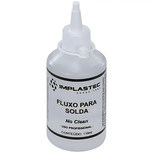 Fluxo p/ Solda No Clean 110ml - Implastec : Simplifique a Soldagem com Qualidade e Eficiência