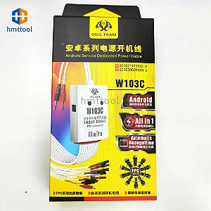 Cabo de teste atual da fonte de alimentação de oss w103c android power on/off linha de serviço linha de inicialização