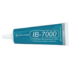 Cola Adesiva Multiuso Transparente Implastec IB7000 110ml - Ideal para Manutenções de Smartphones