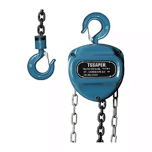 Talha manual 1 tonelada 8 metros Tssaper Modelo: TM1T8M