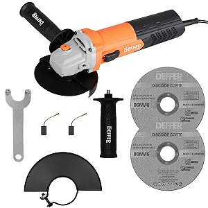 Esmerilhadeira angular 920w 115mm Deffer modelo DEM920