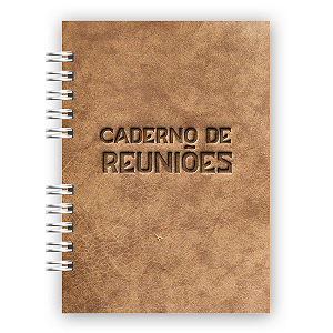 Caderno de Reuniões Masculino