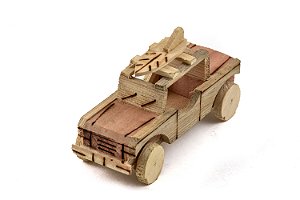 Carrinho de madeira
