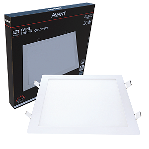 Painel Plafon Embutir Avant Pop BR 6500K 30W 40x40cm