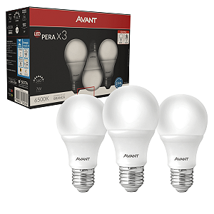 LAMPADA BULBO AVANT 6500k E27 3X7W KIT 03 UND