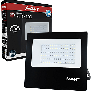 Refletor Slim Avant IP65 6500K 100W 14x17cm