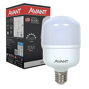 Lâmpada Bulbo Avant BF E27 30W 6500K