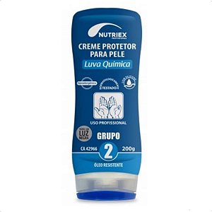 Creme Protetor Luva Quimica Grupo 2 Nutriex 200g