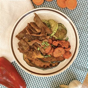 Patinho com legumes assados - 315g