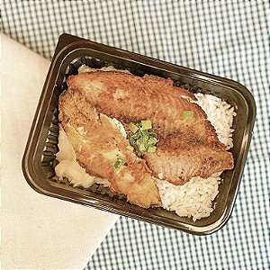 Filé de Tilápia grelhado e Purê Cremoso - 300g