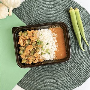 Frango com quiabo fit - 300g