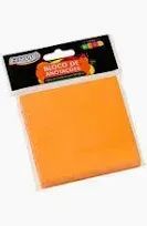 Bloco Smart Notes 76X76Mm Laranja Neon 100F Brw
