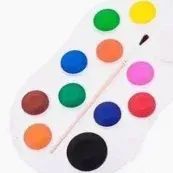 Estojo Aquarela 12 Cores + Pincel Acrilex