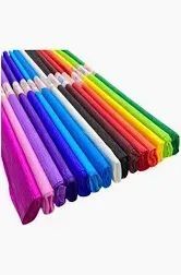 Papel Crepom Comum 48 Cm X 2 Mt Cores Vmp Art Floc