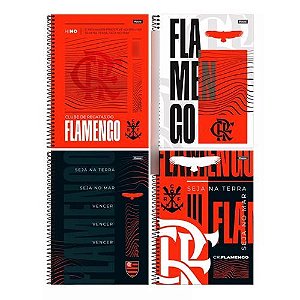 Caderno Univ Capa Dura 1 Materia Flamengo 80 Folhas Foroni