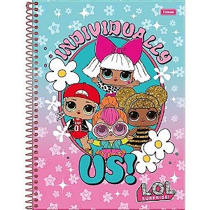 Caderno Univ Capa Dura 1 Materia Lol Surprise 80f Foroni