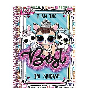 Caderno Univ Capa Dura 1 Materia Lol Pets 96f Foroni