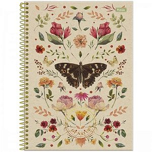 Caderno Univ Capa Dura 10 Materias Nature Foroni