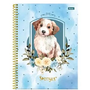 Caderno Univ Capa Dura 1 Materia Smoogies 96f Foroni