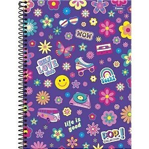 Caderno Univ Capa Dura 10 Materias Kolor 200f Foroni