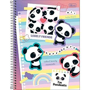 Caderno Univ Capa Dura 1 Materia Lovely Friend 80f Tilibra