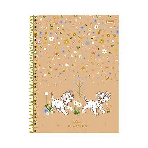 Caderno Univ Capa Dura 10 Materias Disney Classicos Foroni