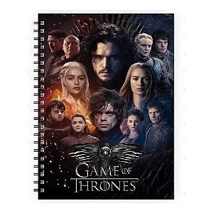 Caderno Univ Capa Dura10 Materias Game Of Thrones 160f Tilibra