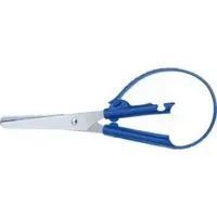 Tesoura Azul em Formato de Arco - Faber Castell