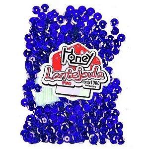 Lantejoula CB 6 Azul Royal Pacote 1000 Unidades Honey