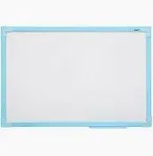 Quadro Branco Uv Soft Colors 60 X 40 Azul 4089 Stalo