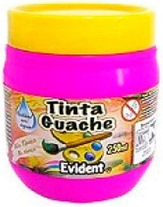 Tinta Guache 250Ml Rosa Evident