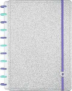 Caderno Inteligente Lets Glitter Silver 2.0 Grande