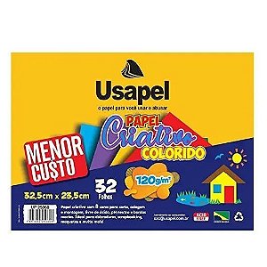 Bloco Criativo 120Gr 32 Fls 8 Cores 235X325 Mm  Nogpel