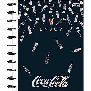Caderno Universitario Tilidisco Connect 10 Materias Coca Cola 160 Folhas Tilibra