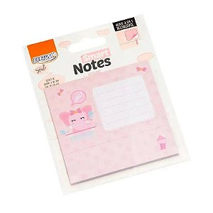 Bloco De Recado Autoadesivo Smart Notes Cachorro 3 Em 1 30 Fls Brw