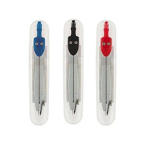 Compasso Escolar Metalico Cores Brw