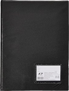 Pasta Catalogo com 50 Envelopes 0,06Mm Preta Acp