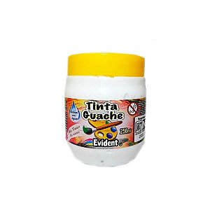 Tinta Guache 250Ml Branco Evident