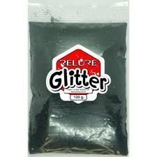 Glitter Pvc 100GR Preto Honey