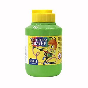 Tinta Guache 250ml Verde Folha cod 510 Acrilex