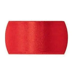 Fita de Cetim CF002 10mmx10m 1354 Vermelho Tomate Progresso